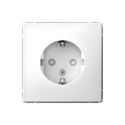 Розетка ArtGallery 16А с заземл. защ. шторки механизм бел. SE GAL000145