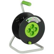 Удлинитель на пластик. катушке 4х15м без заземл. KAT-2x0.75-15m Greenline ПВС 2х0.75 Эра Б0065052