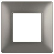 Рамка 1-м Elegance 14-5001-16 для розеток и выключателей титан Эра Б0065801