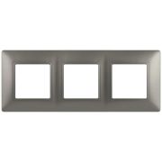 Рамка 3-м Elegance 14-5003-16 для розеток и выключателей титан Эра Б0065817